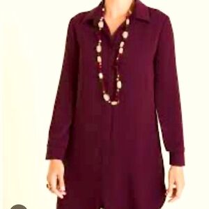 Chico's Burgundy Blouse
